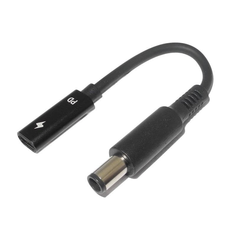 CoreParts USB-C DC Conversion Cable for Dell Laptops, up to 100W - 7.4 x 5.0mm