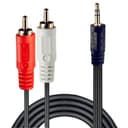 Lindy 2m Premium 2x Phono (RCA) to 3.5mm Stereo Audio Cable thumbnail 2
