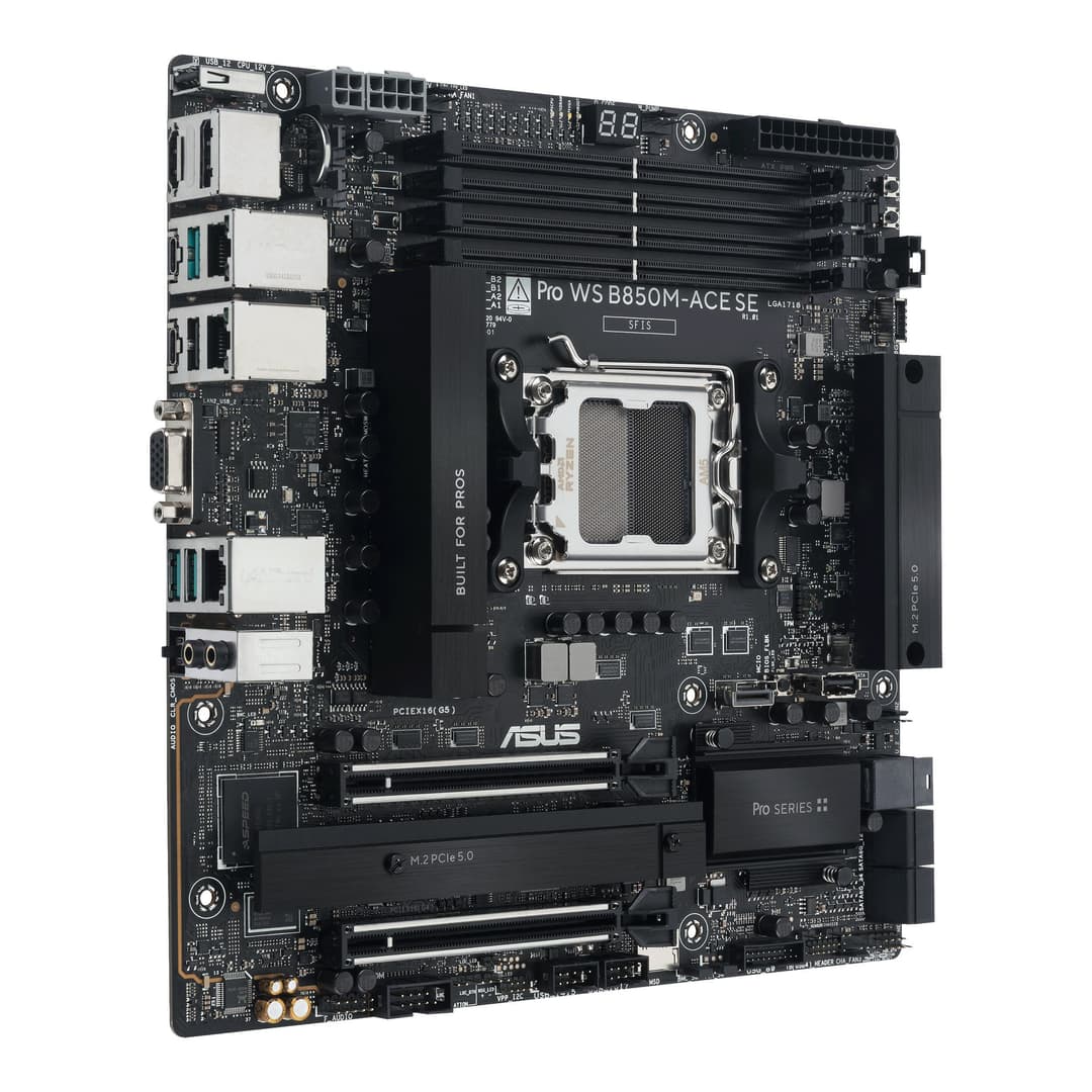 ASUS PRO WS B850M-ACE SE AMD B850 Socket AM5 micro ATX - Image 2