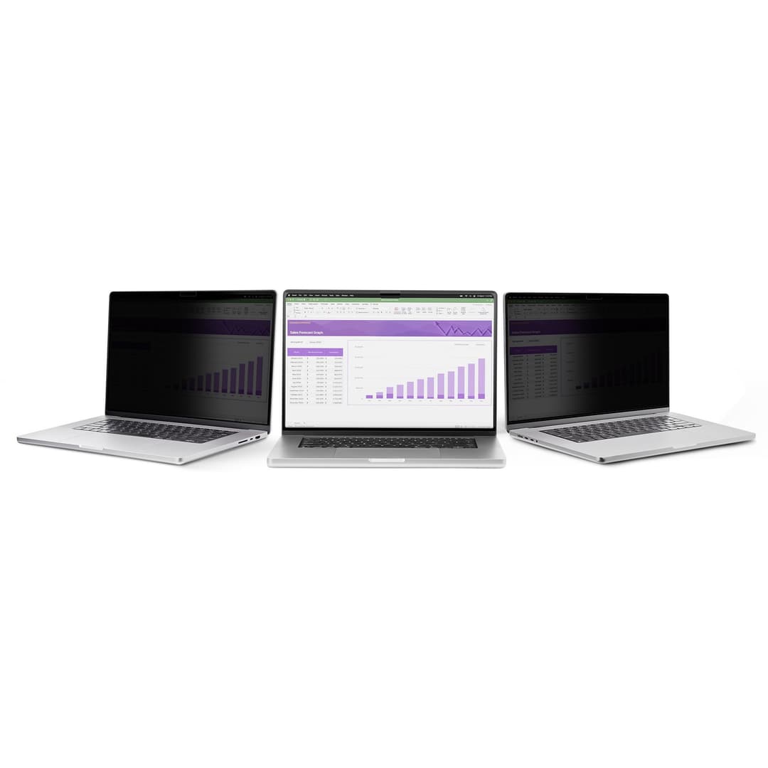 StarTech.com 16-inch MacBook Pro 21/23 Laptop Privacy Screen, Removable and Reversible Anti-Glare Privacy Filter, Magnetic Laptop Screen Protector w/ 51% Blue Light Reduction - Image 2