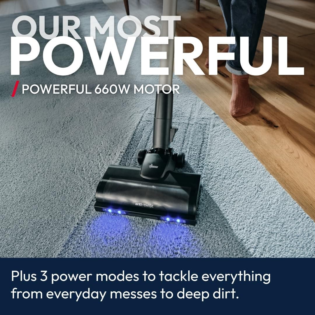 Hoover HF610P Cordless Vacuum Cleaner - Black/Metallic Gold - Image 4