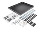 StarTech.com SLIDESHELFD 1U Sliding Server Rack Mount Keyboard Shelf Tray - 22in Deep, 55lbs Pull-Out Drawer for 19in Racks - Black thumbnail 4