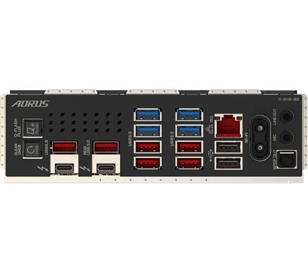 GIGABYTE Z890 AORUS MASTER Motherboard - Supports Intel Core Ultra (Series 2) CPUs, LGA1851 ATX, 18+1+2 phases VRM, up to 9500MHz DDR5 (OC), 5x M.2 with PCIe 5.0, Wi-Fi 7, 10GbE LAN, Thunderbolt 4 - Image 2