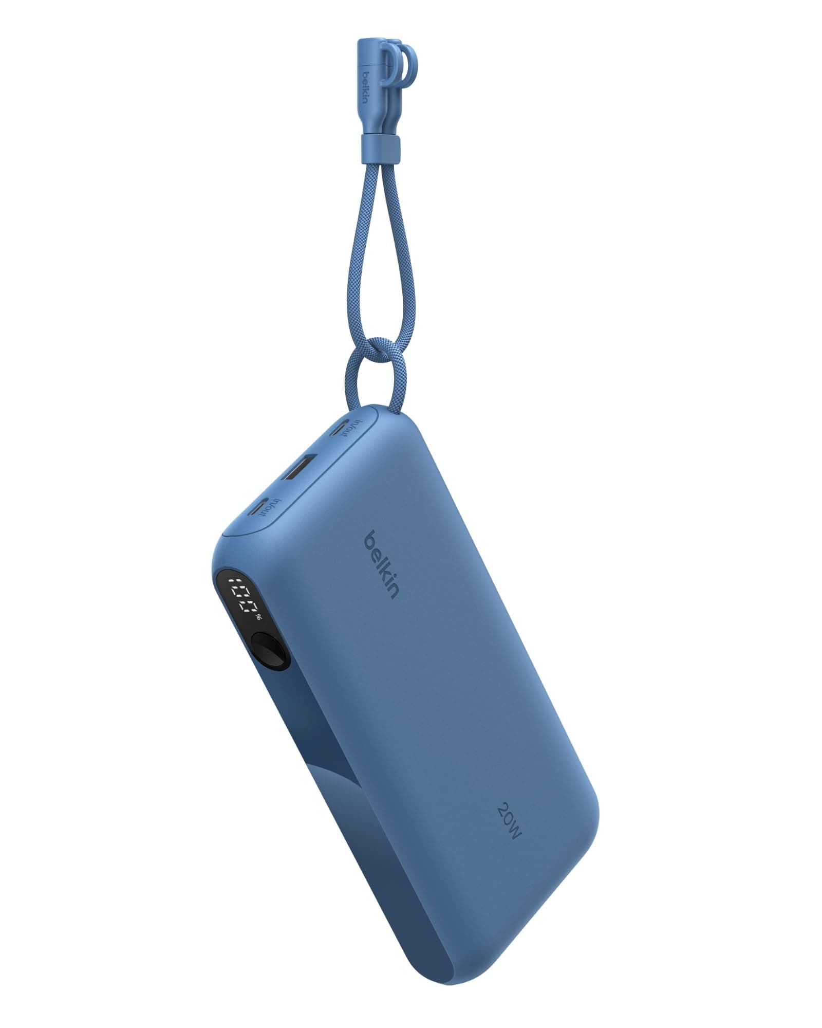 Belkin BoostCharge 20K 20W Power Bank with Digital Display - Blue