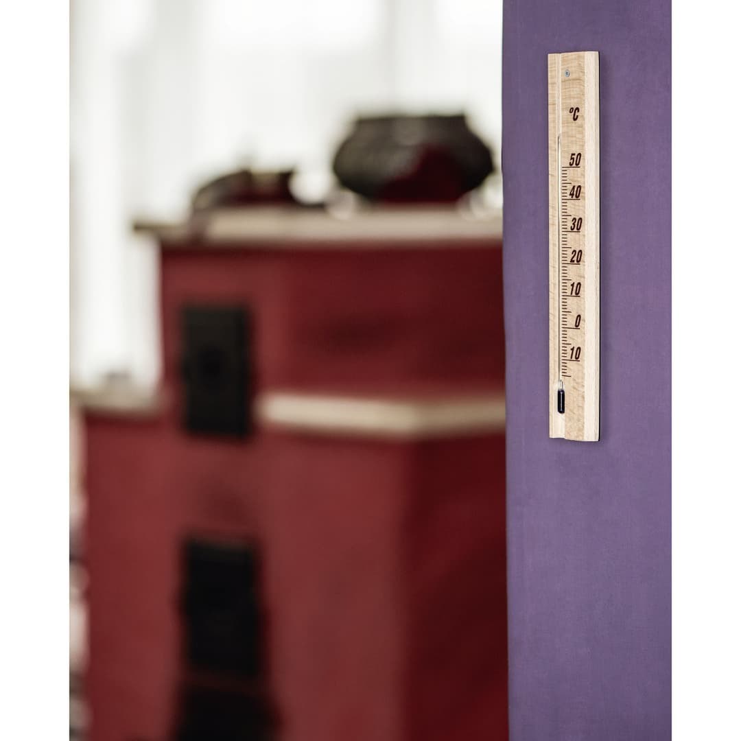 Hama Indoor Thermometer, Wood, 20 cm, Analogue (00186401) - Image 3