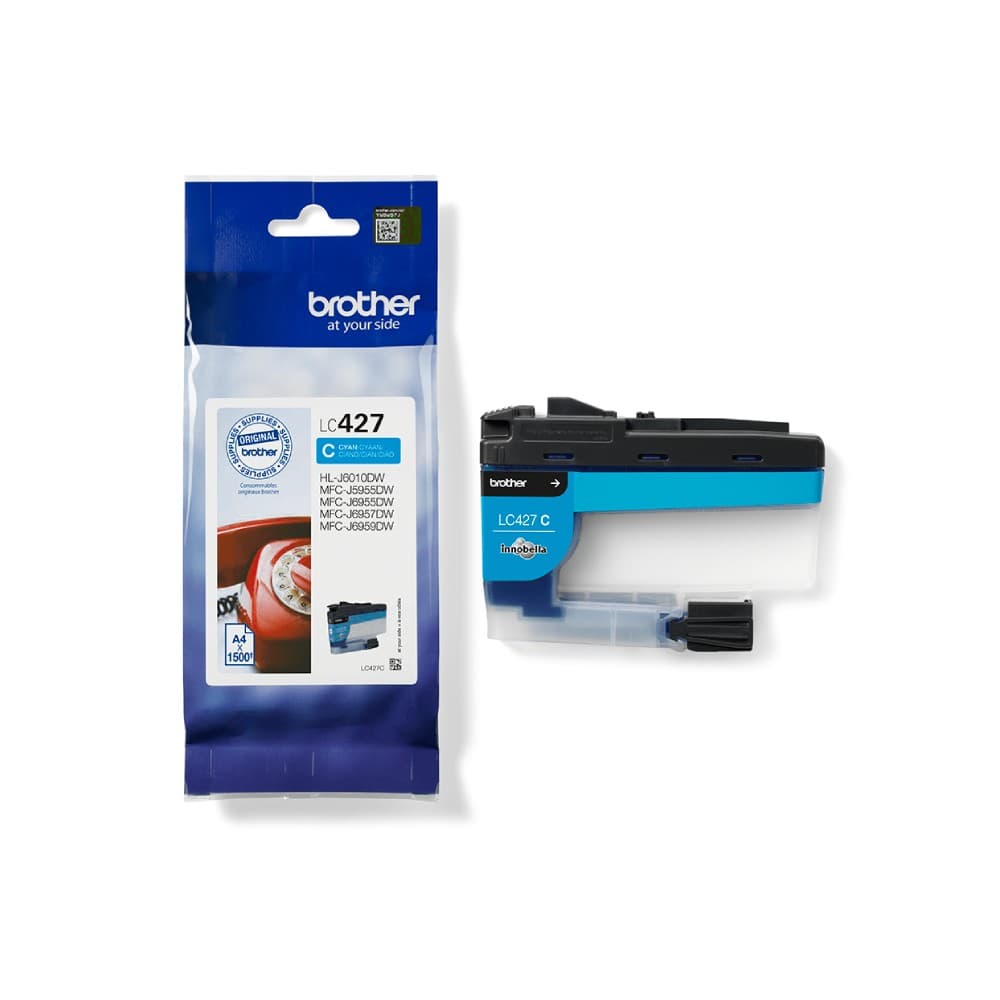 Brother LC427 Original Ink Cartridge 1,500 Pages - Cyan - Image 1