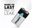 Energizer Max Plus Alkaline Batteries 9V (Pack of 1) thumbnail 2