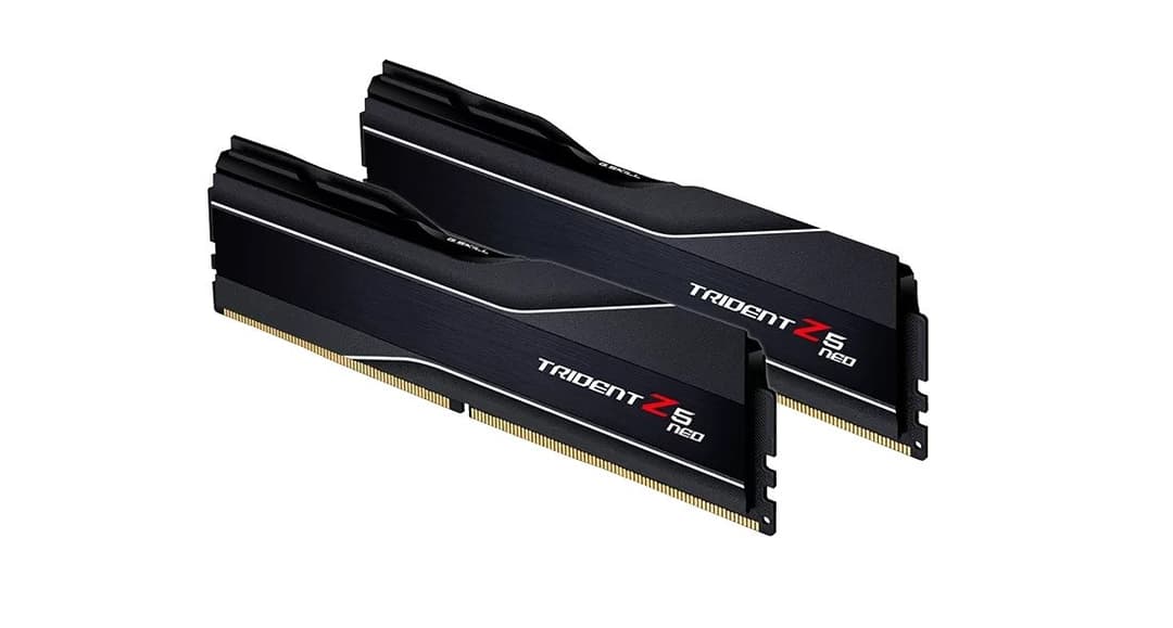G.Skill Trident Z5 Neo 32GB (2 x 16GB) DDR5 6000MHz AMD EXPO Desktop Memory Kit Matte Black - CL30 - Image 2