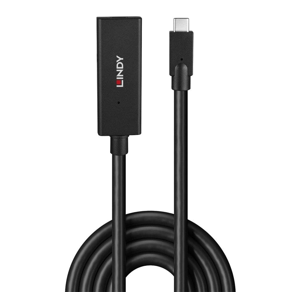 Lindy 43364 5m USB 3.2 Gen 2 (10Gbps) USB-C to USB-C Active Extension Cable - Image 2