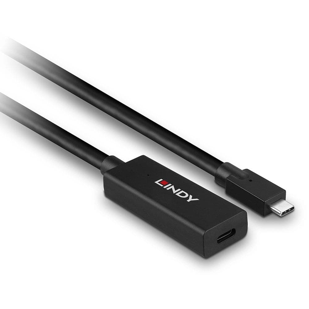 Lindy 43364 5m USB 3.2 Gen 2 (10Gbps) USB-C to USB-C Active Extension Cable - Image 3