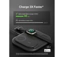 Belkin BoostCharge 3-in-1 Magnetic Foldable Qi2 15W Wireless Charger - Black, UK Plug thumbnail 3