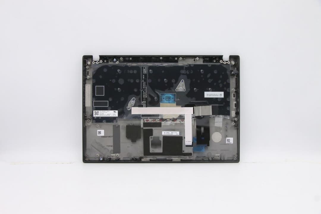 Lenovo ThinkPad T14s Gen 1 (Intel) Palmrest C-Cover with UK Backlit Keyboard & Fingerprint Reader - Black (5M10Z41431) - Image 1