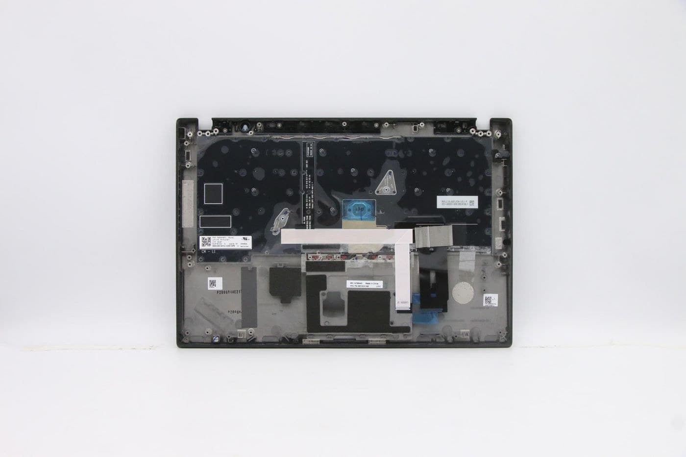 Lenovo ThinkPad T14s Gen 1 (Intel) Palmrest C-Cover with UK Backlit Keyboard & Fingerprint Reader - Black (5M10Z41431)