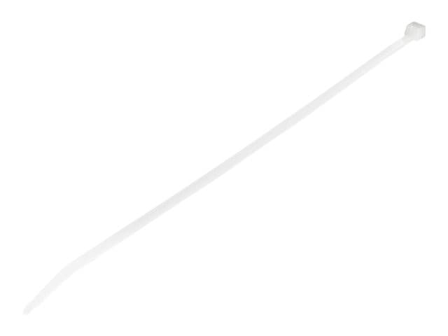 StarTech Cable Ties 10" 100 Pack White - Image 2