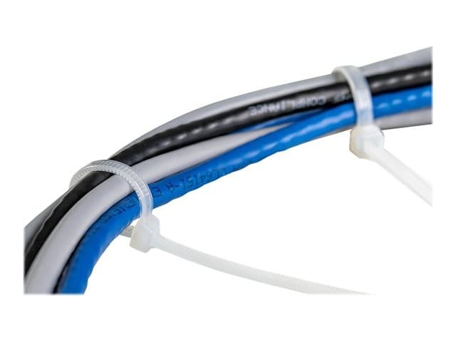 StarTech Cable Ties 10" 100 Pack White - Image 3