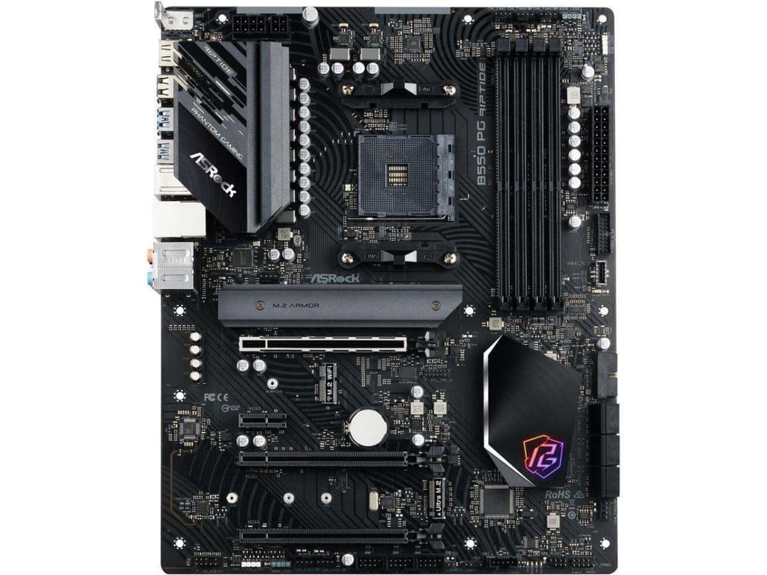 ASRock B550 PG Riptide AM4 ATX AMD Motherboard - Image 2