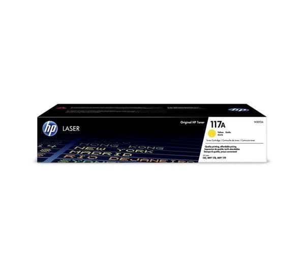 HP 117A Original Toner Cartridge - Yellow (W2072A) - Image 1