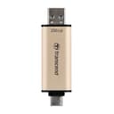Transcend JetFlash 930C 2-in-1 USB-C / USB-A USB 3.2 Gen 1 Flash Drive 256GB Gold thumbnail 4