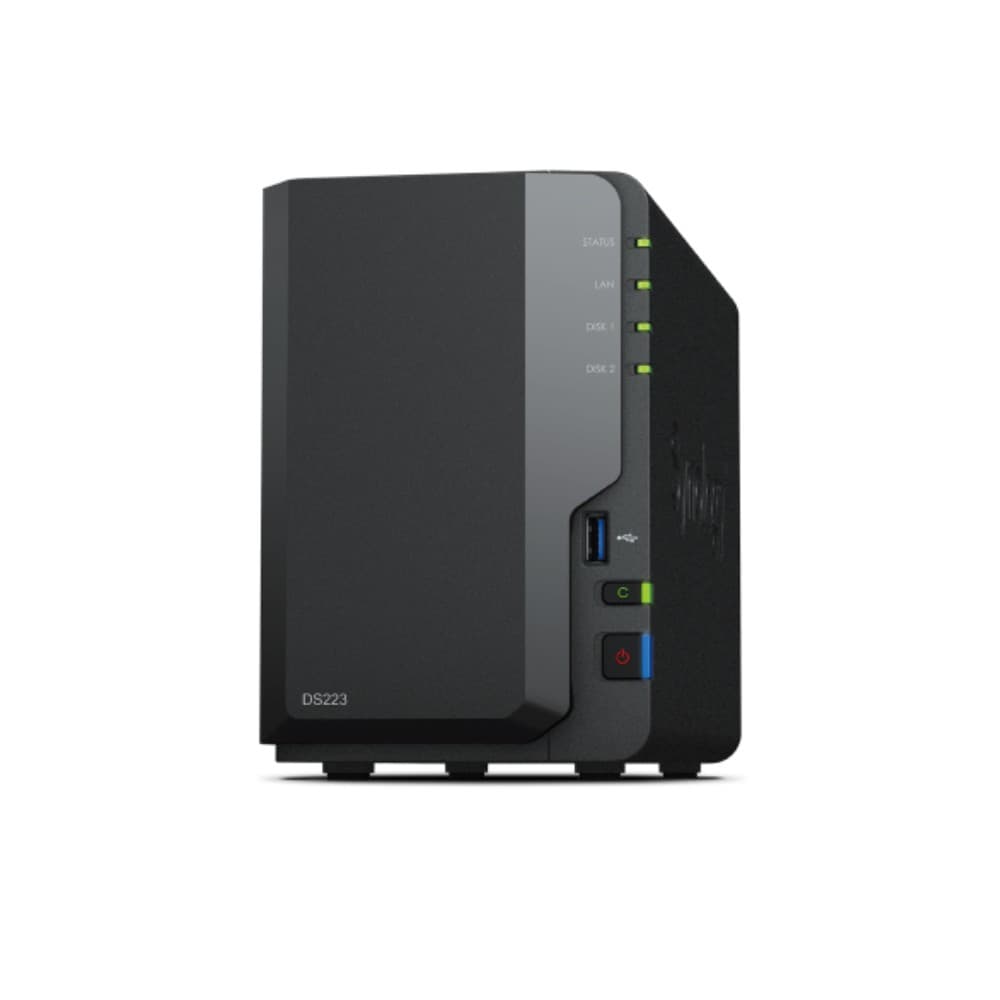 Synology DiskStation DS223 2-Bay NAS Enclosure (2GB RAM, Diskless)