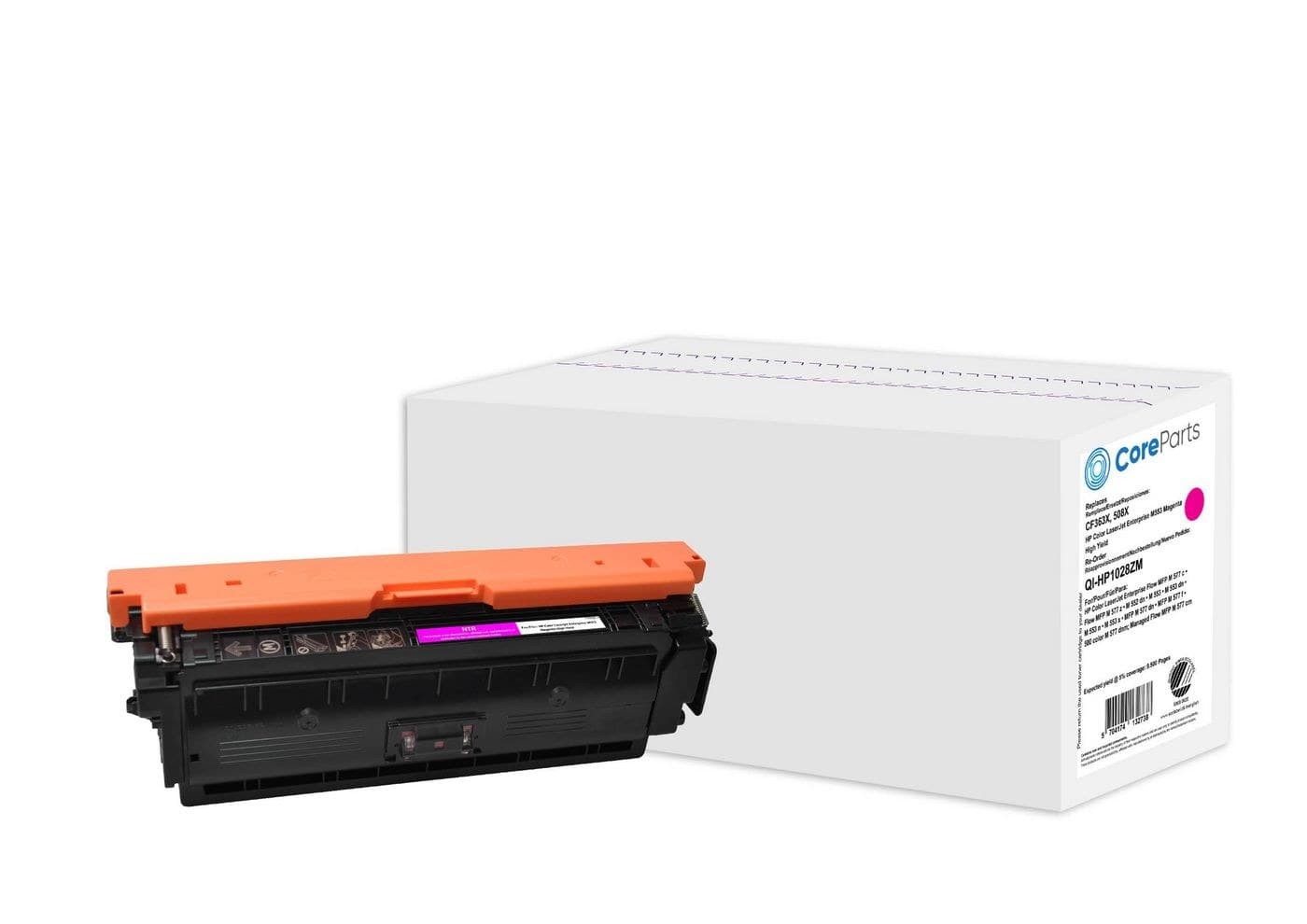 CoreParts Compatible Toner Cartridge for HP 508X High Yield (CF363X) - Magenta