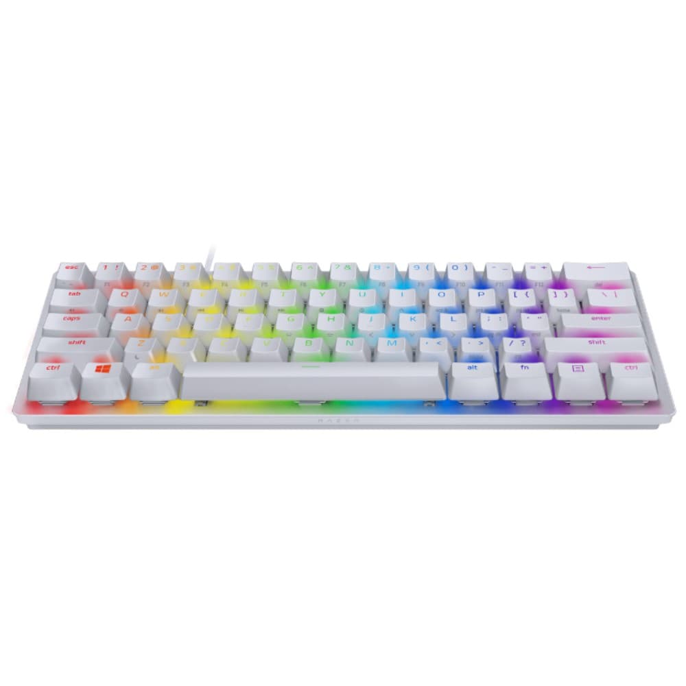 Razer Huntsman Mini USB QWERTY Gaming Keyboard White - RZ03-03392600-R3W1 - Image 2