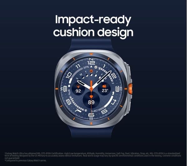 Samsung Galaxy Watch Ultra (2025) 47mm LTE Smartwatch - Titanium Grey - Image 4