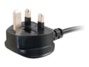 C2G Universal Power Cord BS 1363 to IEC 60320 C13 5m - Black thumbnail 4