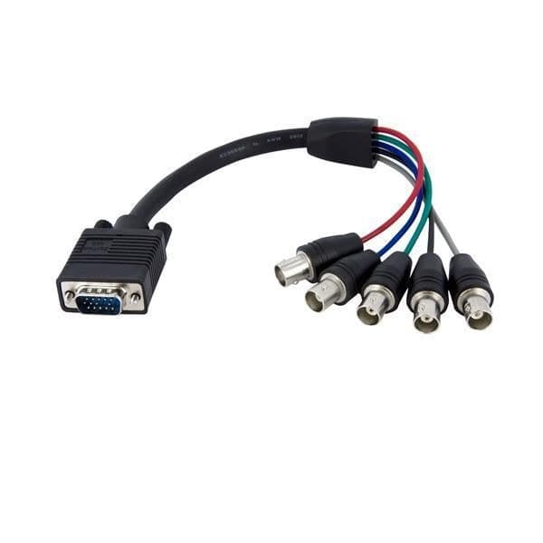 StarTech.com VGABNCMF1 0.3m VGA to 5 BNC RGBHV Monitor Cable (M/F) - Image 1