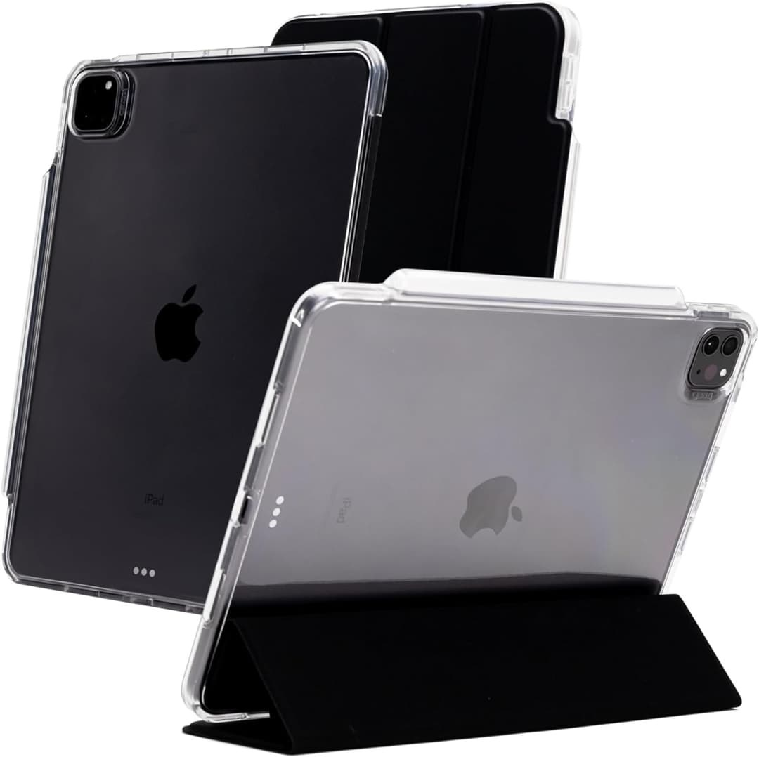 ZAGG Gear4 Crystal Palace Case for Apple iPad Pro 12.9" 3rd/4th/5th/6th Gen Clear - Black - Image 1