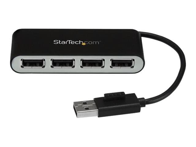 StarTech ST4200MINI2 4 Port USB 2.0 Hub Bus Powered Black