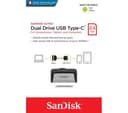 SanDisk Ultra Dual Drive USB Type-C / USB-A 3.1 Flash Drive Silver - 64GB thumbnail 3