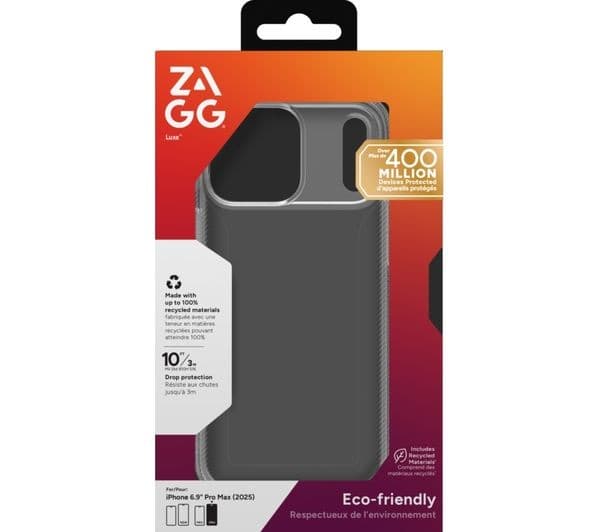 ZAGG Luxe iPhone 17 Pro Max Case Clear - Image 1