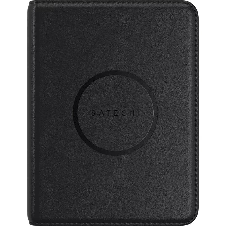 Satechi Vegan-Leather FindAll Passport Cover with Find My, RFID Protection, 4 Card Slots - Black