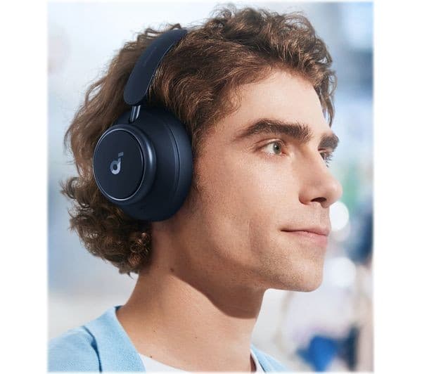Soundcore Space Q45 Wireless Noise-Cancelling Over-Ear Headphones - Blue - Image 5