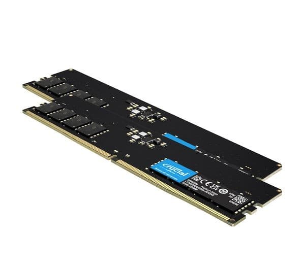 Crucial DDR5 5600MHz CL46 UDIMM Desktop Memory Kit 32GB (2 x 16GB) - Image 1