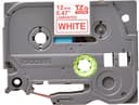Brother TZe-232 P-touch Laminated Labelling Tape Cassette 12mm x 8m - Red on White thumbnail 2