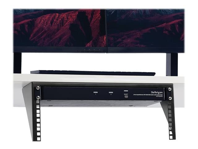StarTech.com 4U Wall Mount Patch Panel Bracket - 19 inch Steel Vertical Mounting Bracket for Network and Data Equipment (RK419WALLV) - mounting bracket - 4U - Image 4