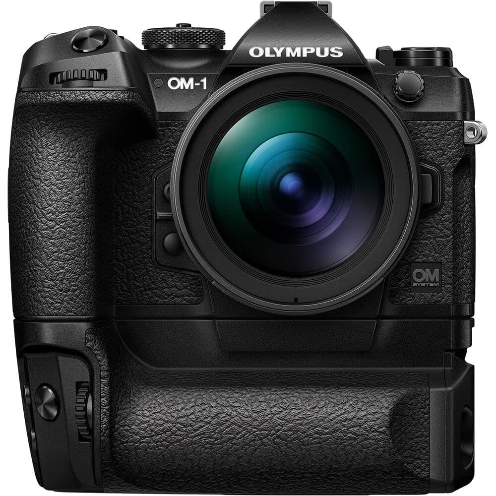 OM SYSTEM HLD-10 Power Battery Grip for OM-1 & OM-1 Mark II - Black - Image 3