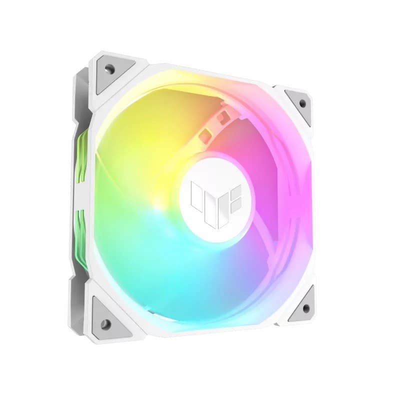 ASUS TUF Gaming TR120 ARGB 120mm PWM Case Fan 3-Pack - White - Image 8