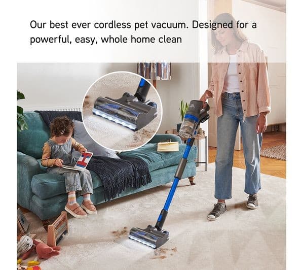VAX HomePro Pet CLSV-HPKP Cordless Vacuum Cleaner - Graphite & Blue - Image 3