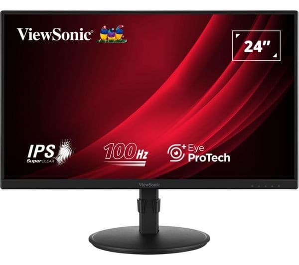 VIEWSONIC VA2408-HDJ Full HD 24" LED Monitor - Black