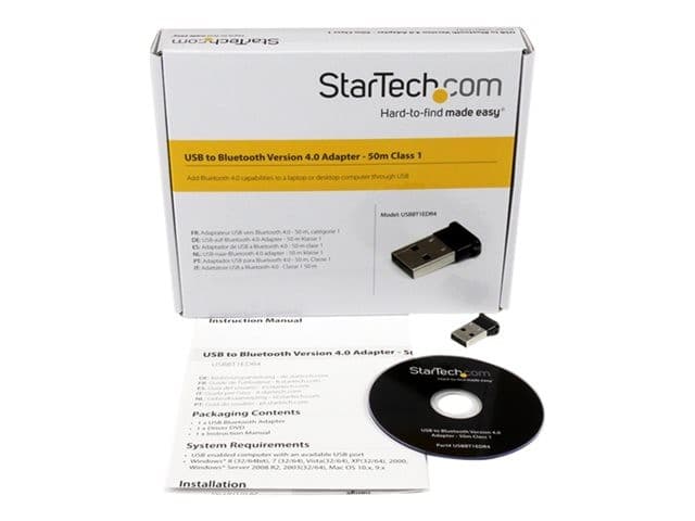 StarTech USBBT1EDR4 Bluetooth 4.0 USB Adapter - Image 3