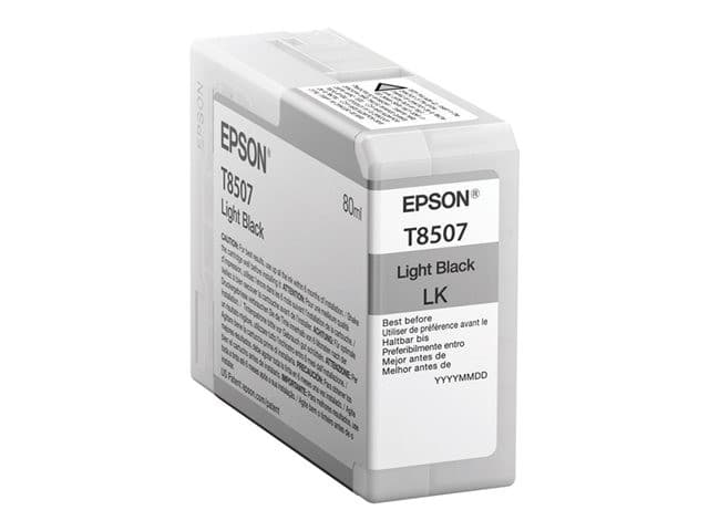 Epson T8507 - light black - original - ink cartridge - Image 1