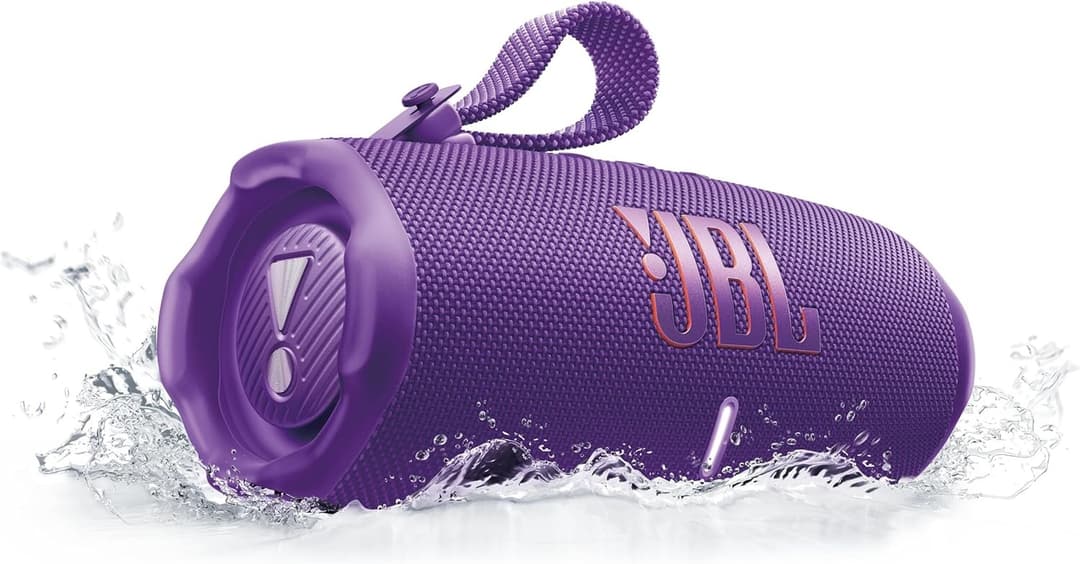 JBL Charge 6 Portable Wireless Speaker - Purple - Image 2