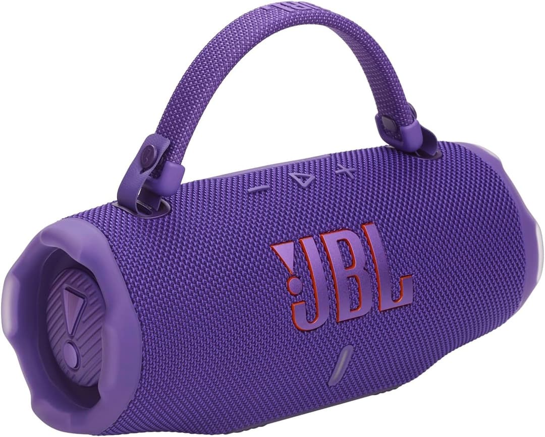 JBL Charge 6 Portable Wireless Speaker - Purple - Image 4