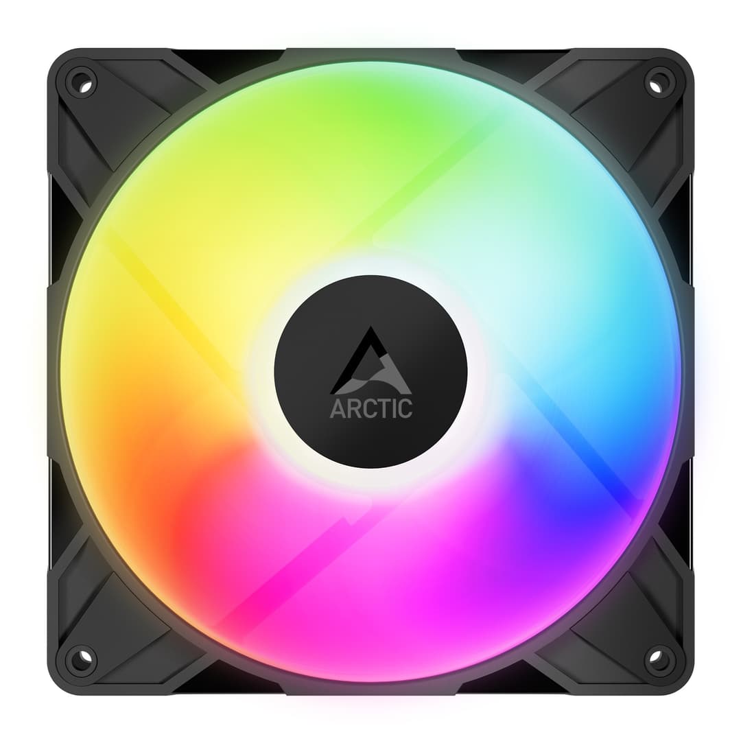 ARCTIC P14 Pro A-RGB 140 mm PWM Fan with Cable Splitter - Black - Image 2