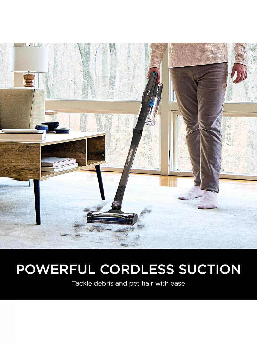 Shark PowerPro Pet IZ380UKFDB Cordless Vacuum Charcoal Black - Image 6
