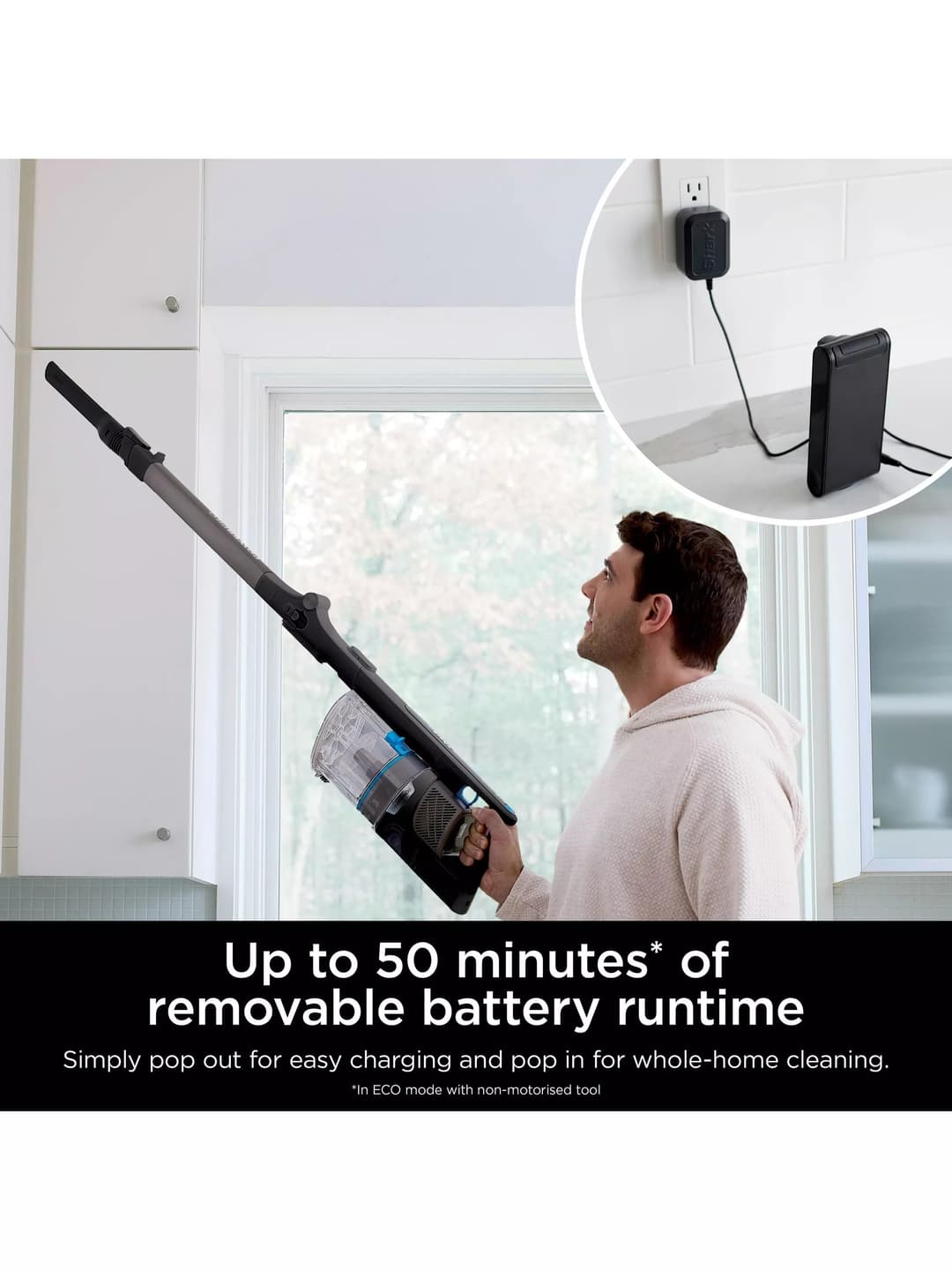 Shark PowerPro Pet IZ380UKFDB Cordless Vacuum Charcoal Black - Image 9