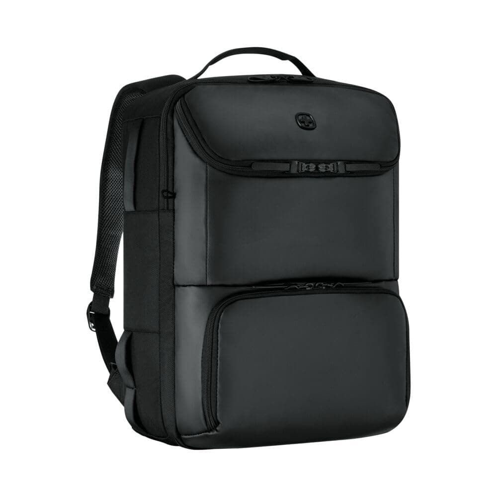 Wenger UrbanOne Travel Backpack for 15.6 Inch Laptops, 33L, Cabin Size - Black (653888)
