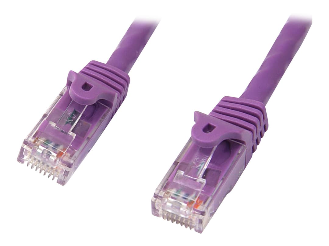 StarTech CAT6 Snagless UTP Patch Cable 2m - Purple - Image 1